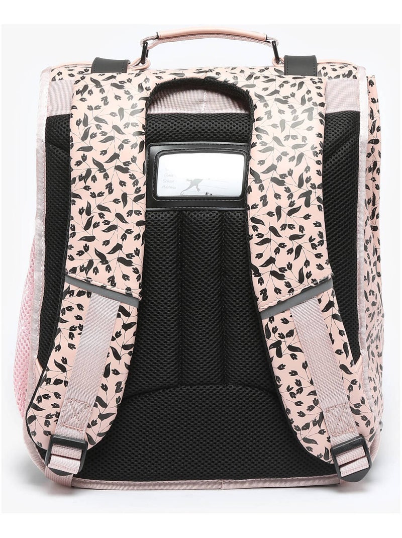 Sac à dos 39cm Caméléon Vintage North avec 2 compartiments - CP/CE1/CE2 Rose pastel - Kiabi