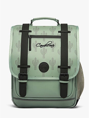 Sac à dos 39cm caméléon vintage north avec 2 compartiments - cp/ce1/ce2