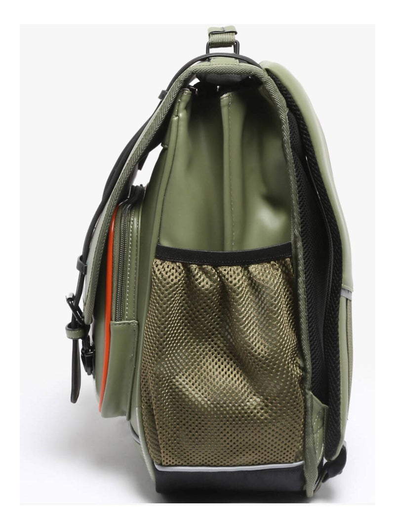 Sac à dos 39cm Caméléon Vintage North avec 2 compartiments - CP/CE1/CE2 Vert olive - Kiabi