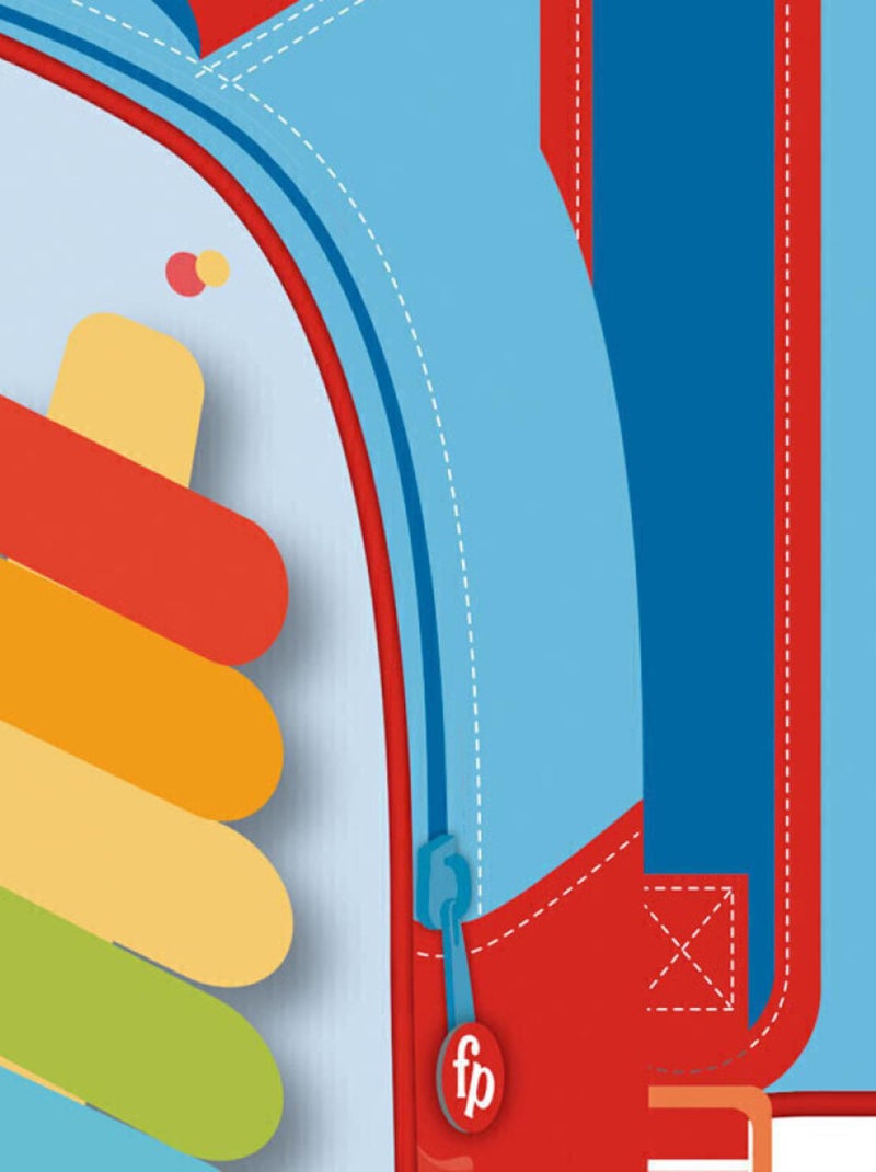 Sac à dos 3D - Fisher Price - 26x32x10 cm Multicolore - Kiabi
