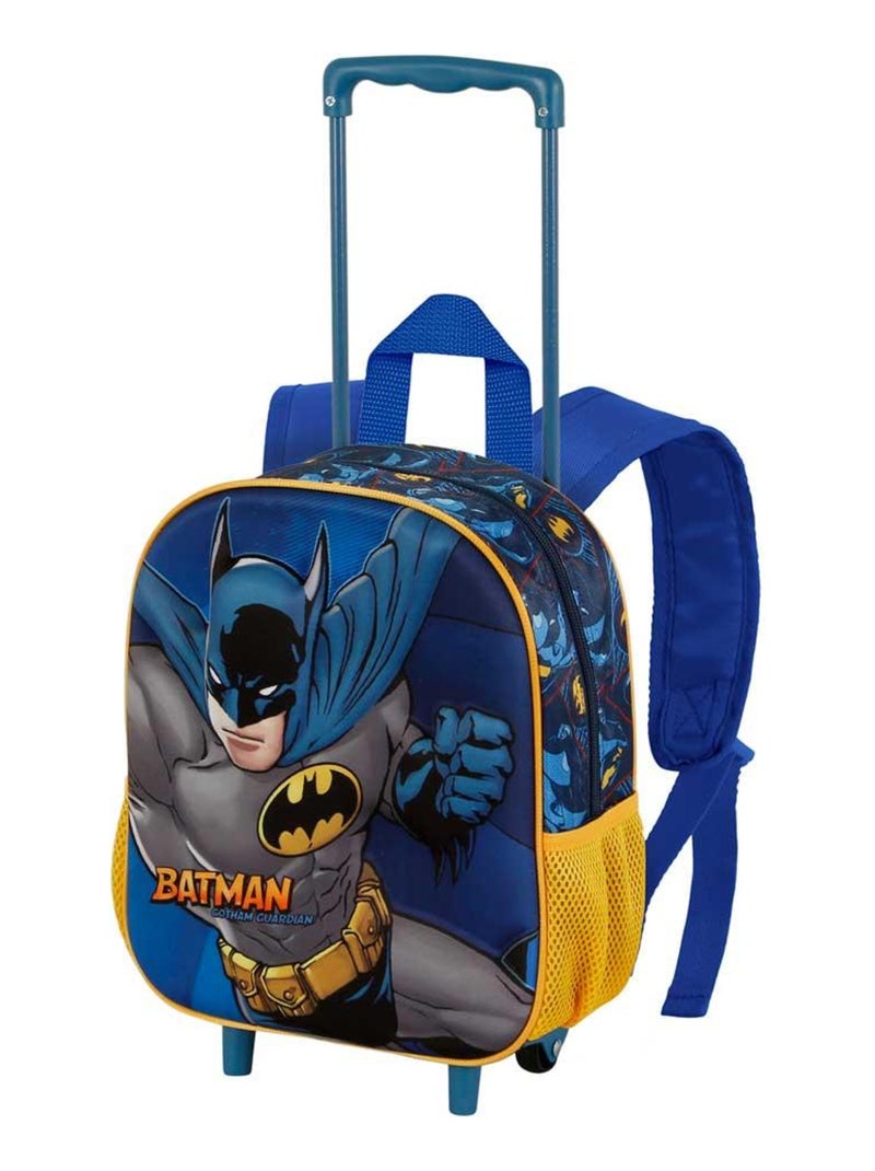 Sac à dos 3D à Roulettes Petit - Batman Night Bleu foncé - Kiabi