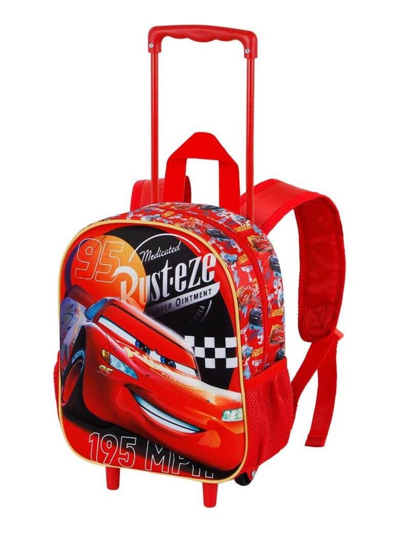Sac à dos 3D à Roulettes Petit - Cars 3 Bumper Rouge - Kiabi