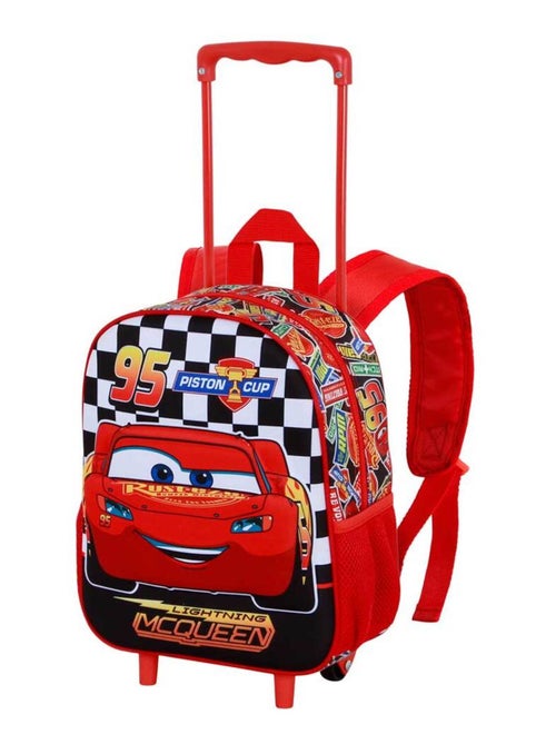 Sac à dos 3D à Roulettes Petit - Disney Cars 3 Racer - Rouge - Taille Unique - Kiabi