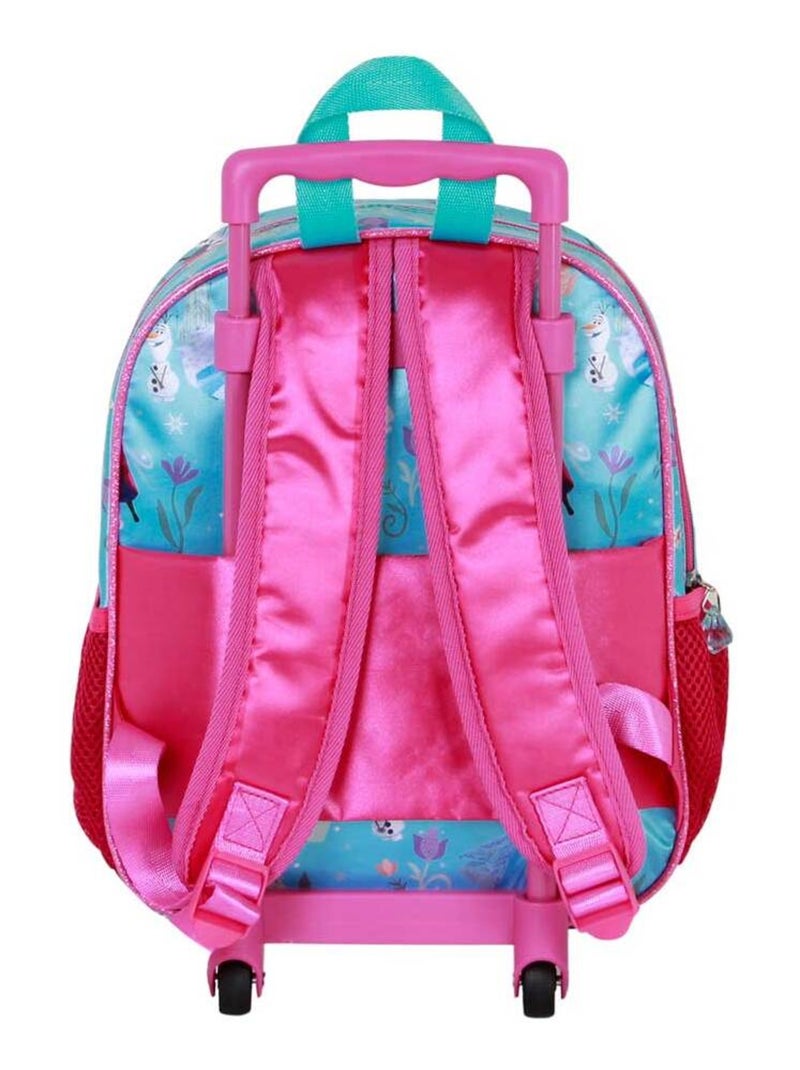 Sac à dos 3D à Roulettes Petit - Disney La Reine des Neiges 2 (Frozen) Family - Bleu - Taille Unique Bleu - Kiabi