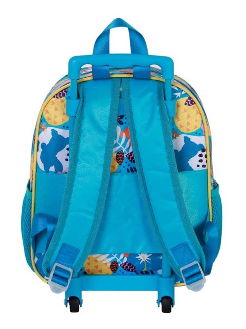 Sac à dos 3D à Roulettes Petit - Disney Lilo et Stitch Colors - Turquoise - Taille Unique - Kiabi