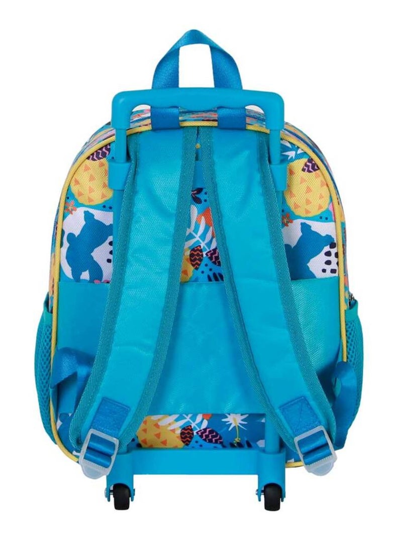 Sac à dos 3D à Roulettes Petit - Disney Lilo et Stitch Colors - Turquoise - Taille Unique Bleu turquoise - Kiabi