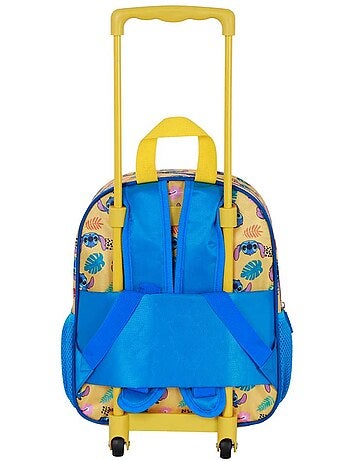 Sac à dos 3D à Roulettes Petit - Disney Lilo et Stitch Ocean - Bleu - Taille Unique