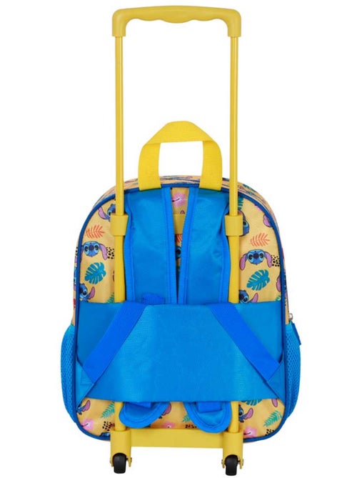 Sac à dos 3D à Roulettes Petit - Disney Lilo et Stitch Ocean - Bleu - Taille Unique - Kiabi