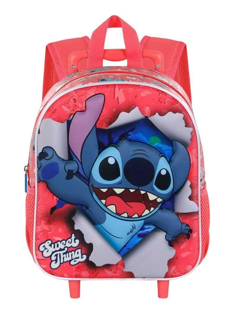 Sac à dos 3D à Roulettes Petit - Disney Lilo et Stitch Thing - Rose - Taille Unique Rose - Kiabi