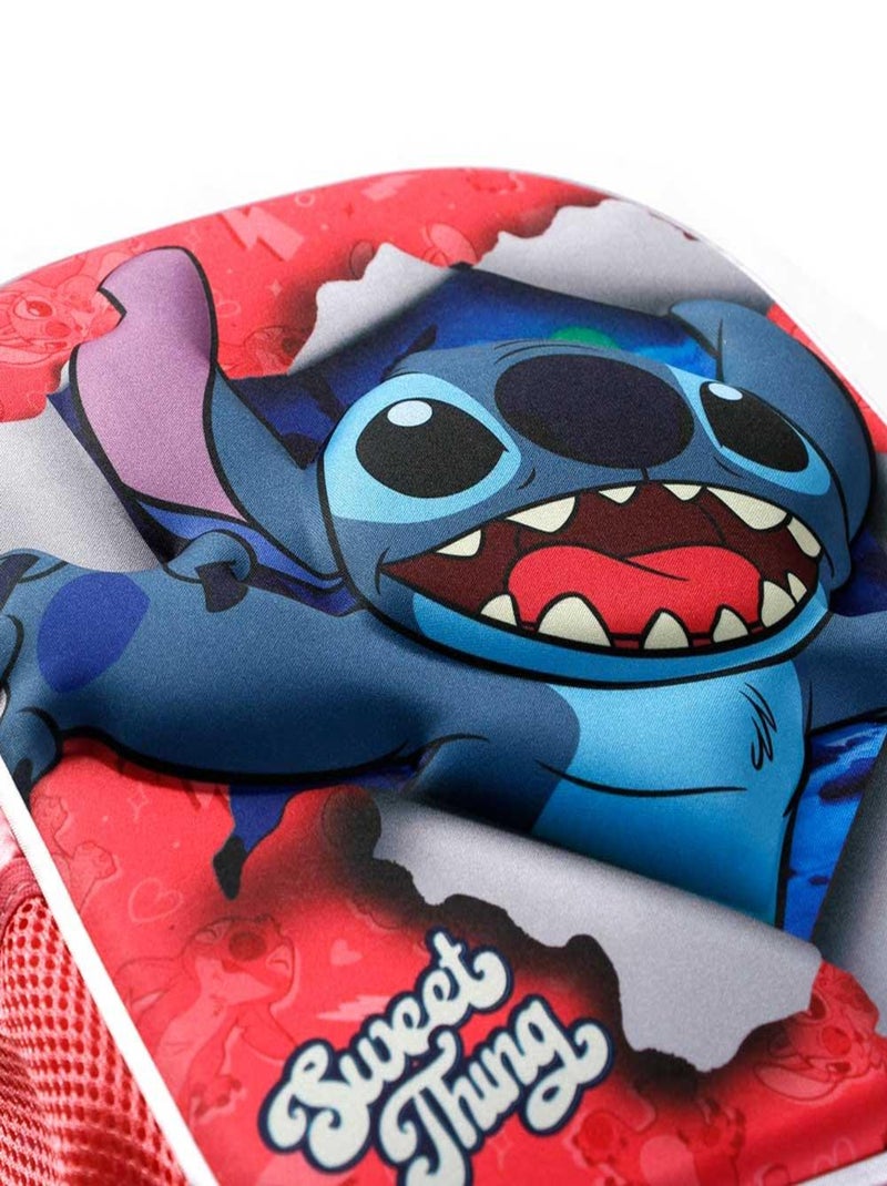 Sac à dos 3D à Roulettes Petit - Disney Lilo et Stitch Thing - Rose - Taille Unique Rose - Kiabi