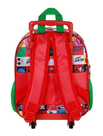 Sac à dos 3D à Roulettes Petit - Disney Mickey Mouse Mood - Multicolore - Taille Unique