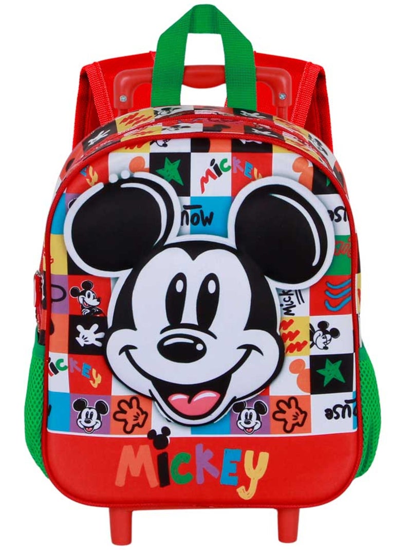 Sac à dos 3D à Roulettes Petit - Disney Mickey Mouse Mood - Multicolore - Taille Unique Multicolore - Kiabi