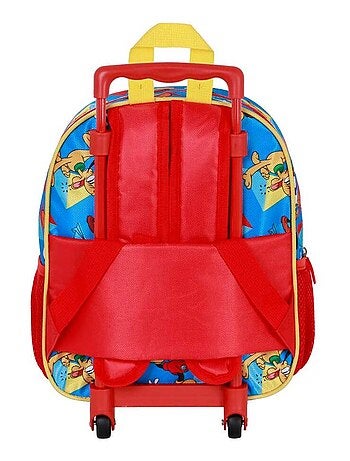 Sac à dos 3D à Roulettes Petit - Disney Mickey Mouse Scooter - Bleu - Taille Unique