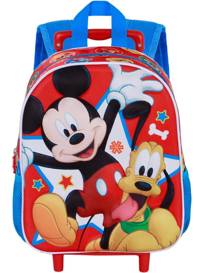 Sac à dos 3D à Roulettes Petit - Disney Mickey Mouse Star - Multicolore - Taille Unique Multicolore - Kiabi