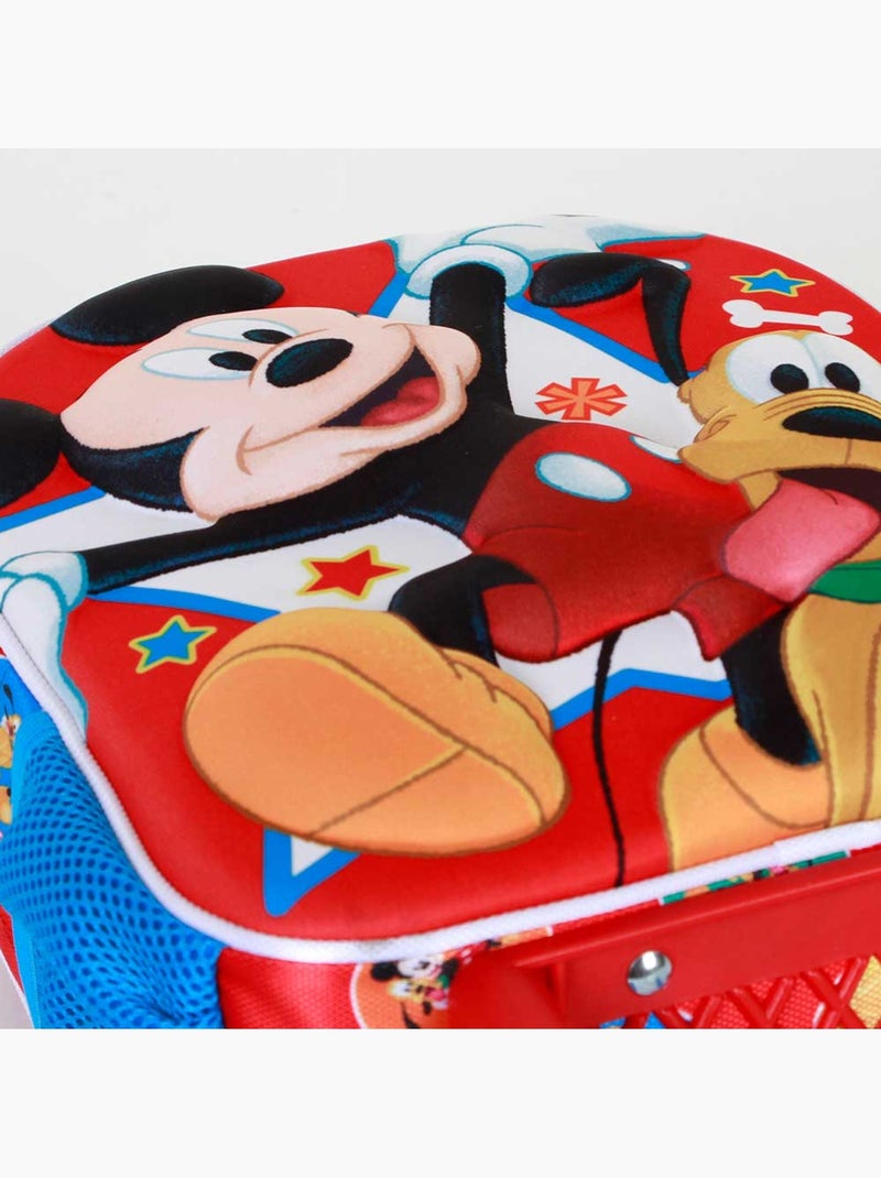 Sac à dos 3D à Roulettes Petit - Disney Mickey Mouse Star - Multicolore - Taille Unique Multicolore - Kiabi