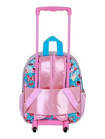 Sac à dos 3D à Roulettes Petit - Disney Minnie Mouse Happiness - Bleu - Taille Unique