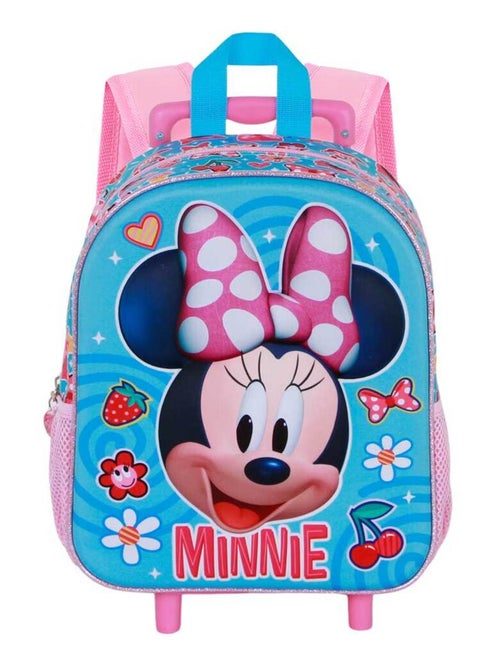 Sac à dos 3D à Roulettes Petit - Disney Minnie Mouse Happiness - Bleu - Taille Unique - Kiabi Sac à dos 3D à Roulettes Petit - Disney Minnie Mouse Happiness - Bleu - Taille Unique - Kiabi