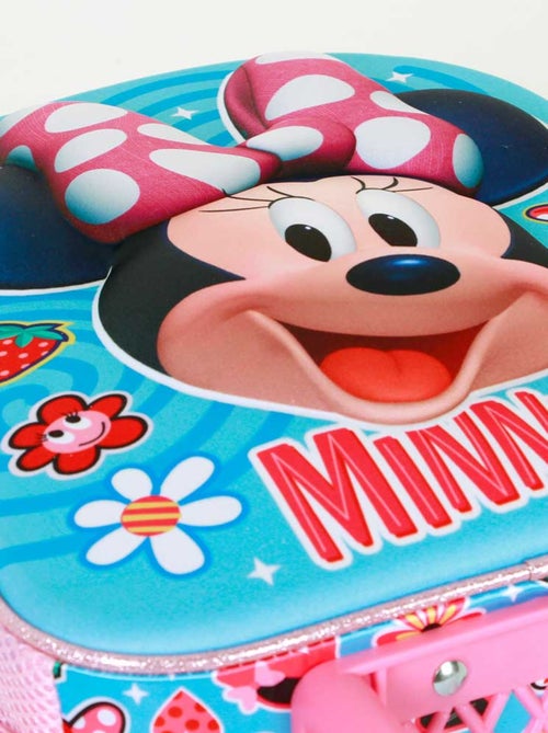 Sac à dos 3D à Roulettes Petit - Disney Minnie Mouse Happiness - Bleu - Taille Unique - Kiabi Sac à dos 3D à Roulettes Petit - Disney Minnie Mouse Happiness - Bleu - Taille Unique - Kiabi