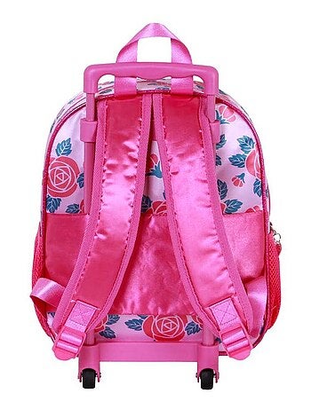 Sac à dos 3D à Roulettes Petit - Disney Princesses Disney Flowers - Rose - Taille Unique