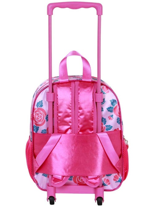 Sac à dos 3D à Roulettes Petit - Disney Princesses Disney Flowers - Rose - Taille Unique - Kiabi