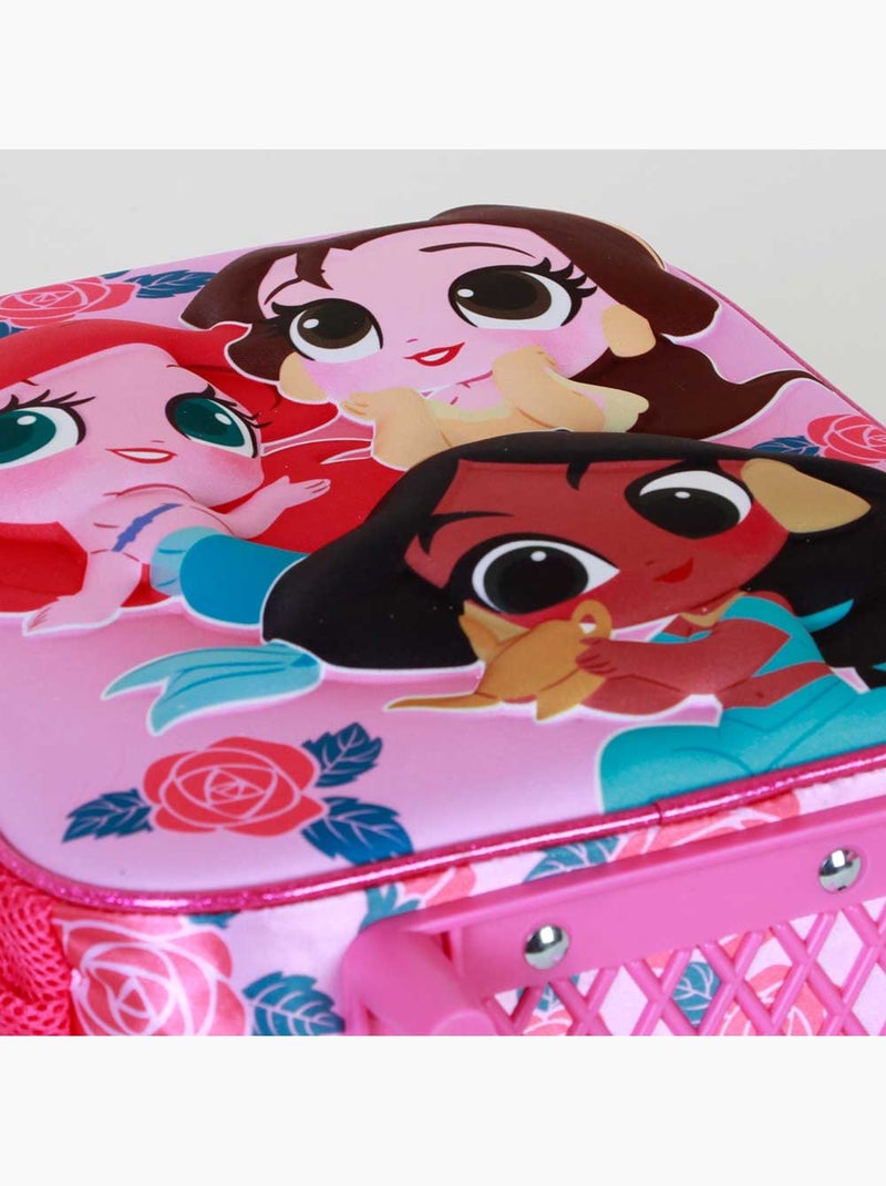 Sac à dos 3D à Roulettes Petit - Disney Princesses Disney Flowers - Rose - Taille Unique Rose - Kiabi
