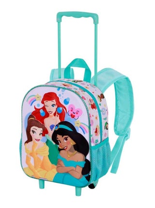 Sac à dos 3D à Roulettes Petit - Disney Princesses Disney Rainbows - Multicolore - Taille Unique