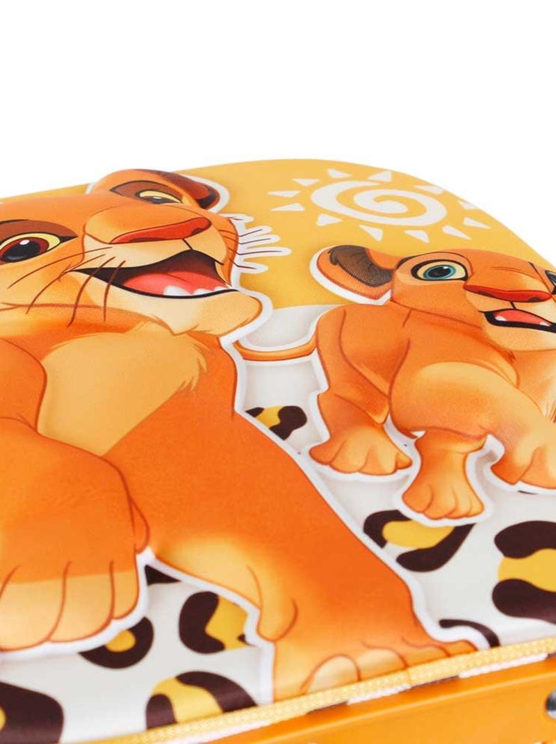 Sac à dos 3D à Roulettes Petit - Disney Roi Lion Africa - Jaune - Taille Unique Jaune - Kiabi