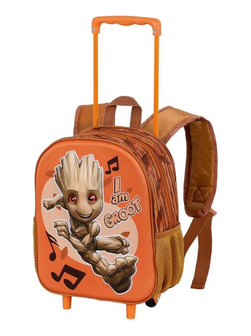 Sac à dos 3D à Roulettes Petit - Marvel I am Groot Soundtrack - Multicolore - Taille Unique - Kiabi