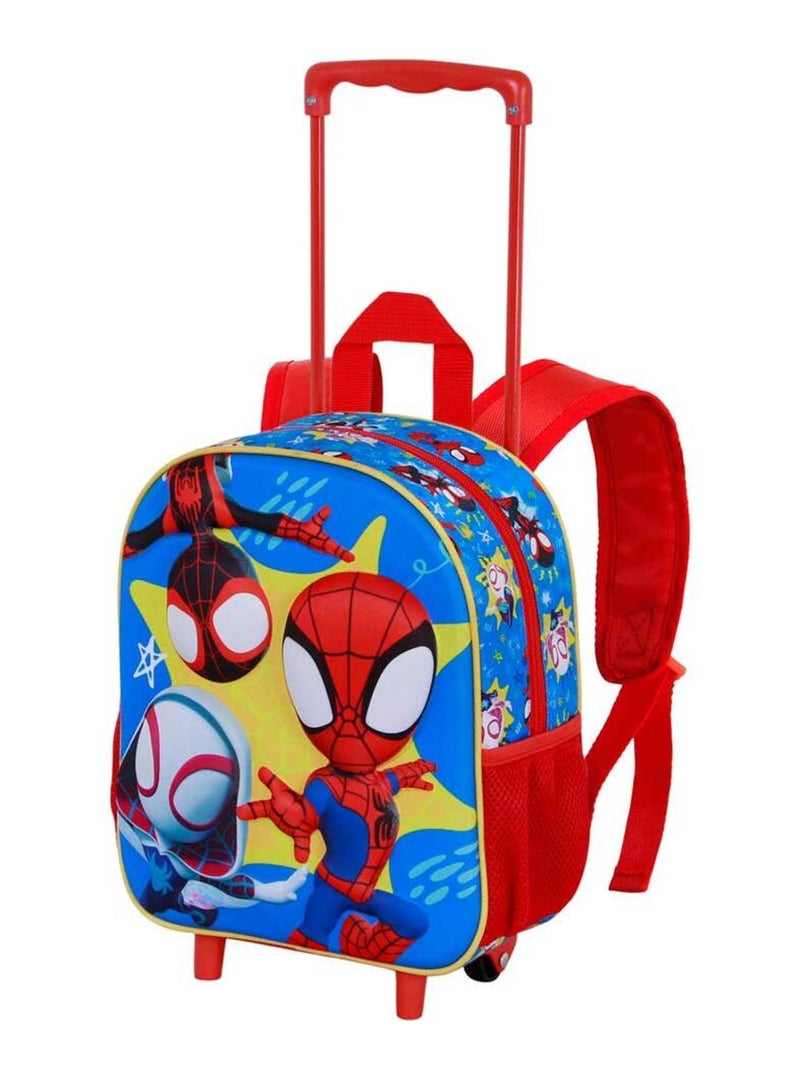 Sac à dos 3D à Roulettes Petit - Marvel Spiderman Amazing - Rouge - Taille Unique Rouge - Kiabi