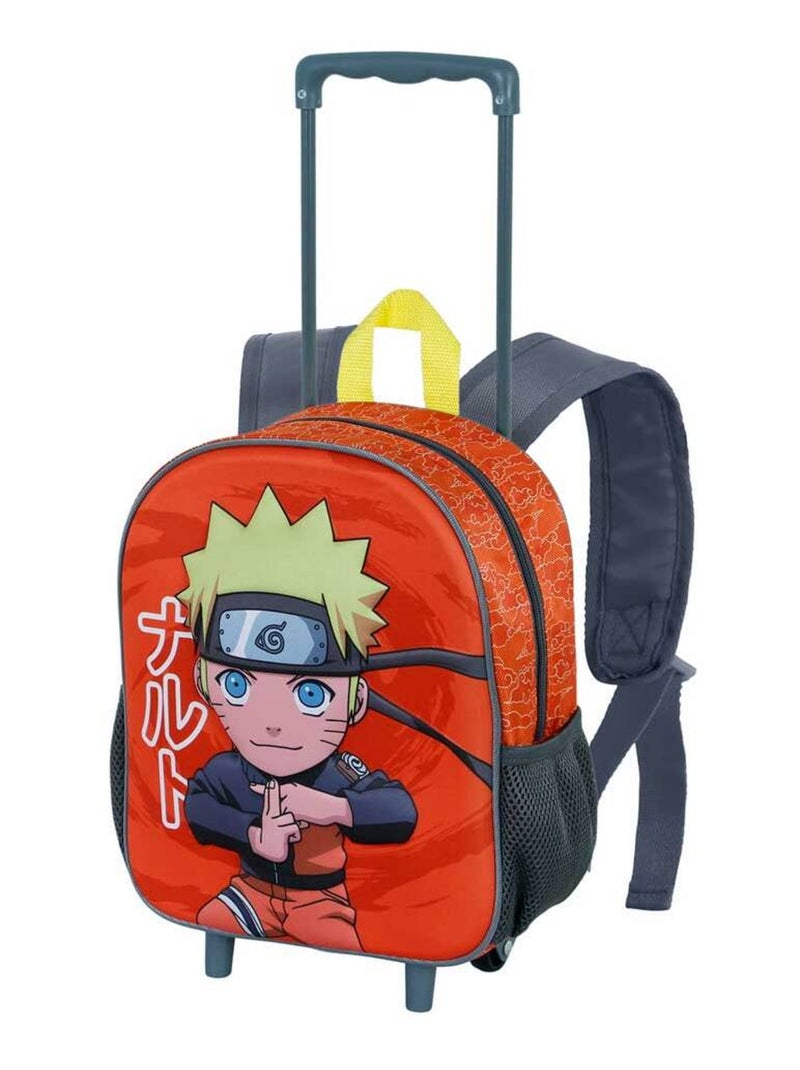 Sac à dos 3D à Roulettes Petit - Naruto Chikara - Multicolore - Taille Unique Multicolore - Kiabi