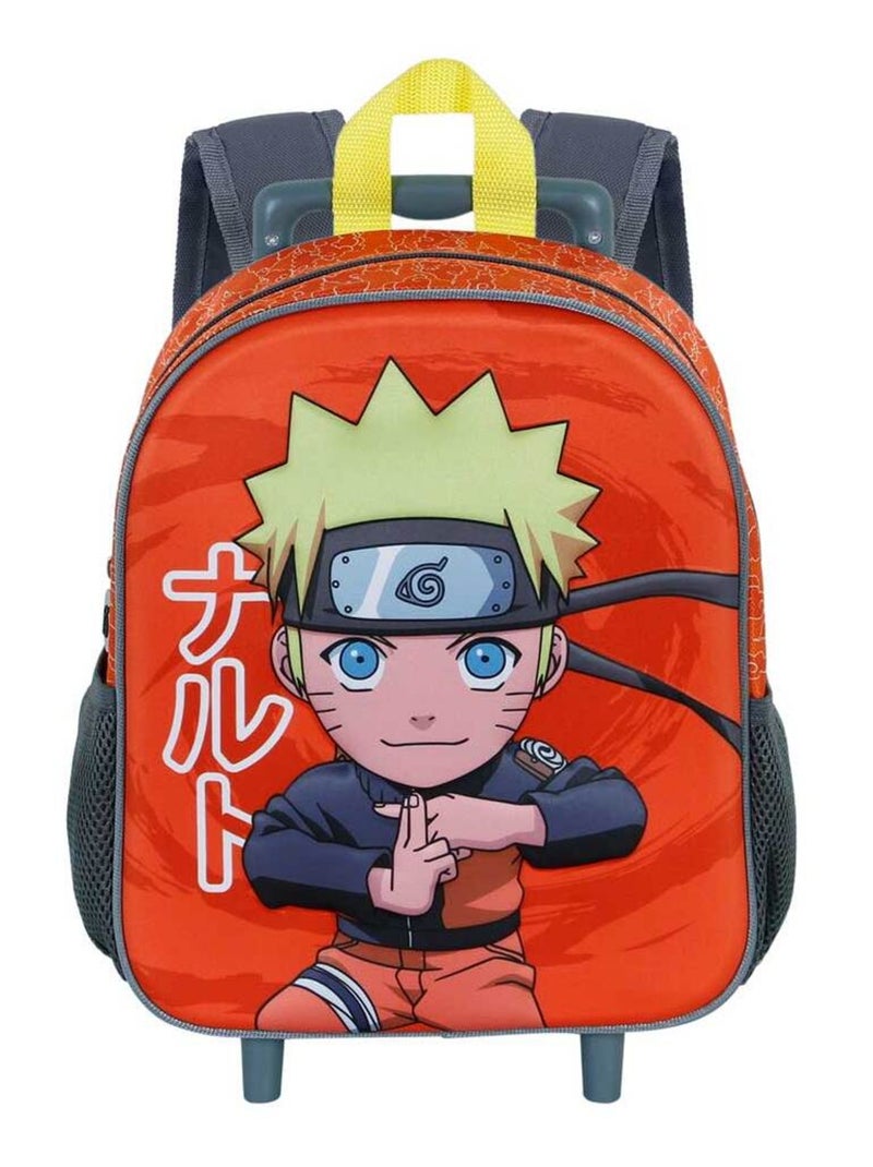 Sac à dos 3D à Roulettes Petit - Naruto Chikara - Multicolore - Taille Unique Multicolore - Kiabi