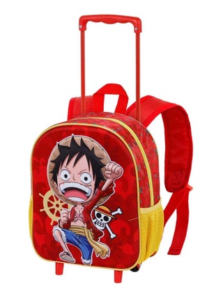 Sac à dos 3D à Roulettes Petit - One Piece Luffy