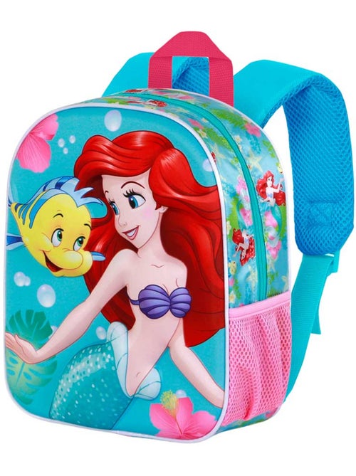 Sac à Dos 3D Elite - Disney Ariel Dive - Turquoise - Taille Unique - Kiabi