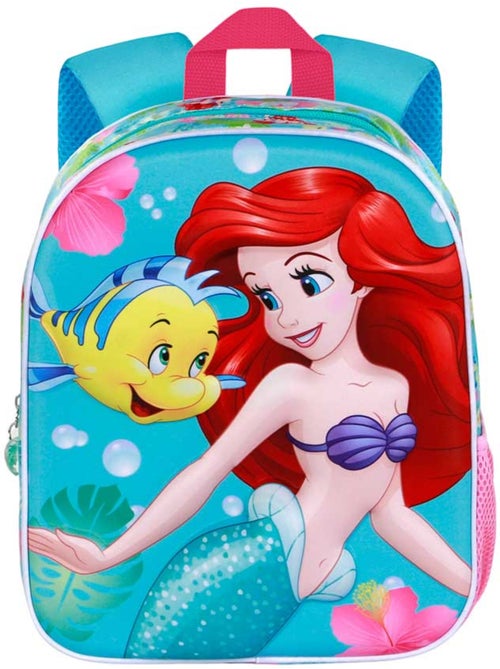 Sac à Dos 3D Elite - Disney Ariel Dive - Turquoise - Taille Unique - Kiabi