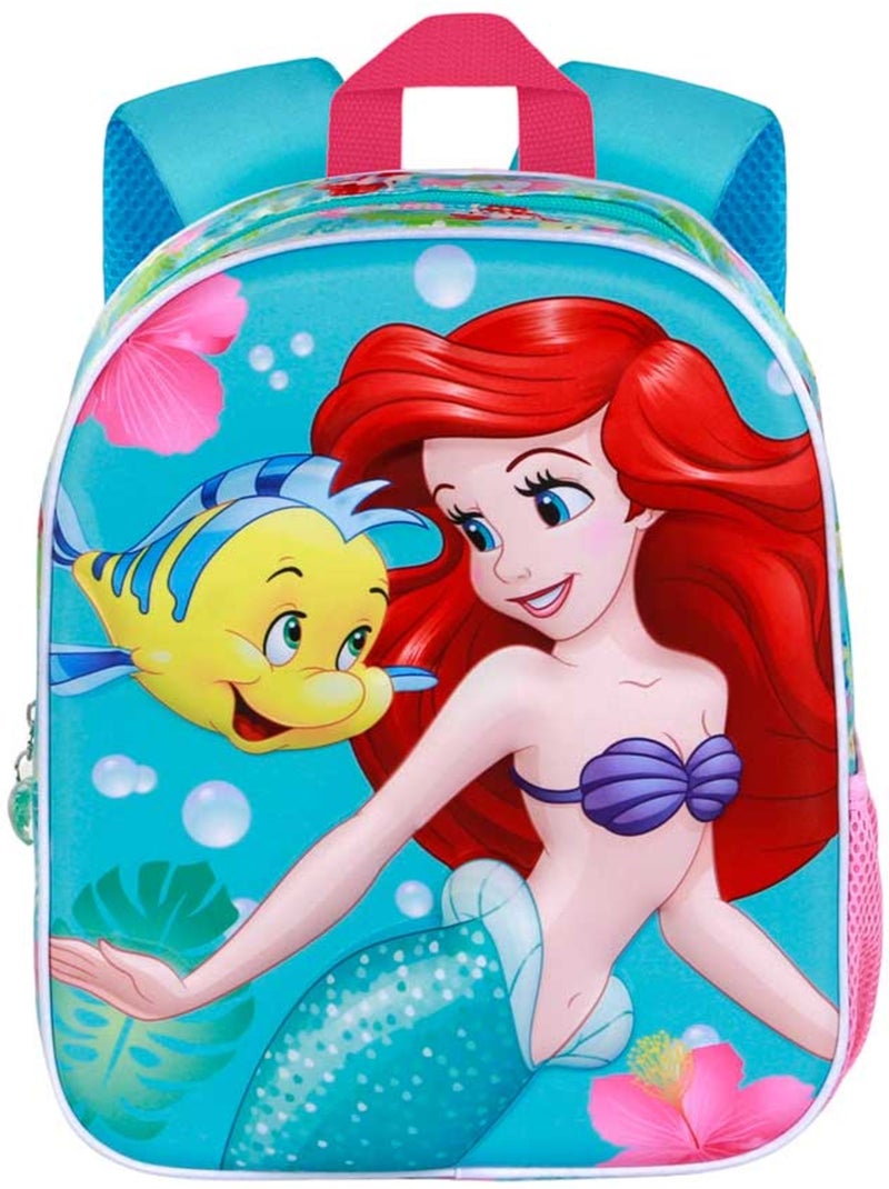 Sac à Dos 3D Elite - Disney Ariel Dive - Turquoise - Taille Unique Bleu turquoise - Kiabi