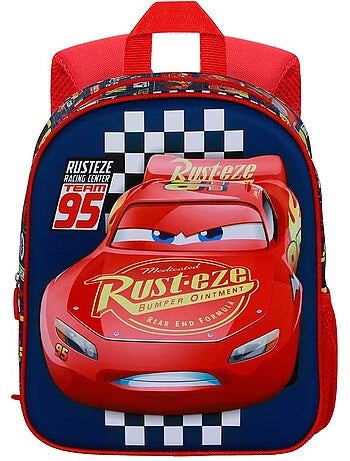 Sac à Dos 3D Elite - Disney Cars 3 Cups - Noir - Taille Unique
