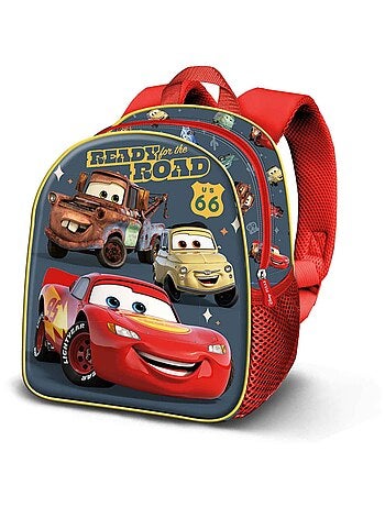Sac à Dos 3D Elite - Disney Cars 3 Ready - Rouge - Taille Unique