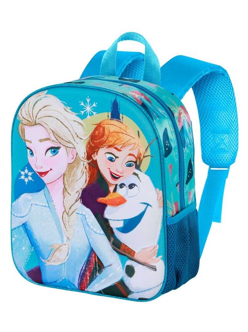 Sac à Dos 3D Elite - Disney La Reine des Neiges 2 (Frozen) Lovely - Turquoise - Taille Unique Bleu turquoise - Kiabi