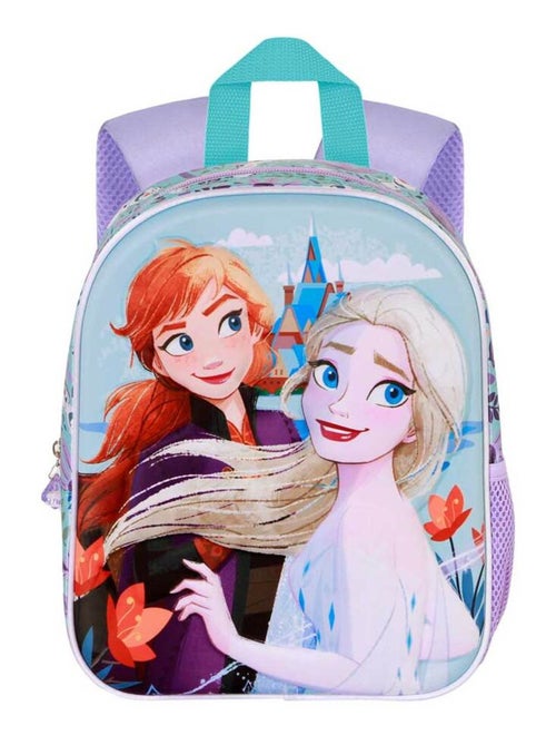 Sac à Dos 3D Elite - Disney La Reine des Neiges 2 (Frozen) Spring - Bleu - Taille Unique - Kiabi