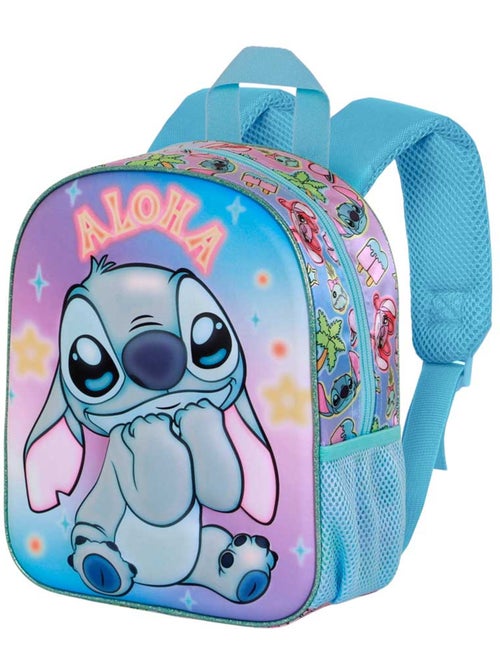 Sac à Dos 3D Elite - Disney Lilo et Stitch Mischievous - Bleu - Taille Unique - Kiabi