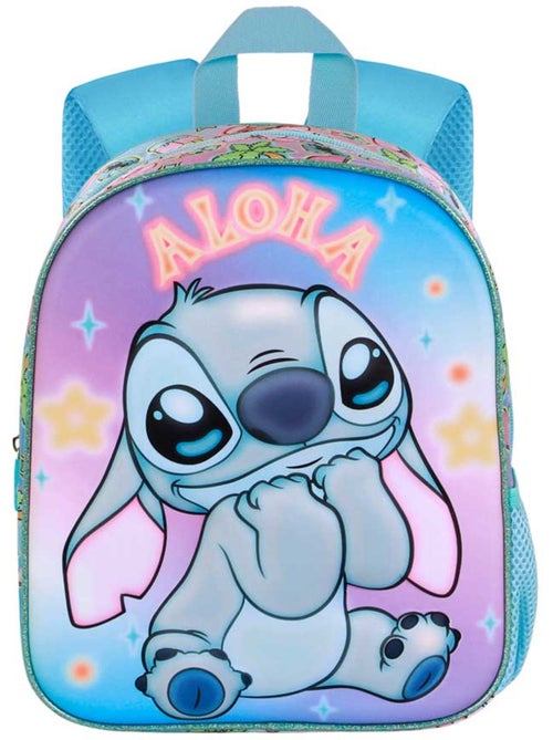 Sac à Dos 3D Elite - Disney Lilo et Stitch Mischievous - Bleu - Taille Unique - Kiabi
