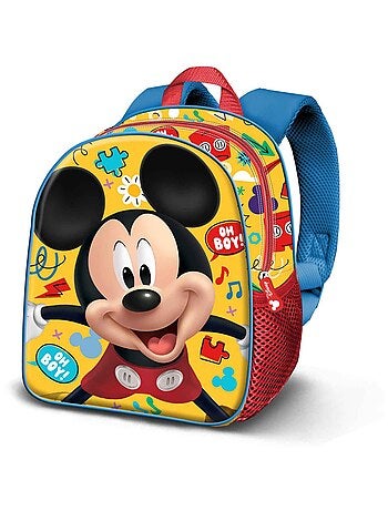 Sac à Dos 3D Elite - Disney Mickey Mouse Boy - Jaune - Taille Unique