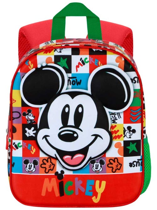 Sac à Dos 3D Elite - Disney Mickey Mouse Mood - Multicolore - Taille Unique - Kiabi