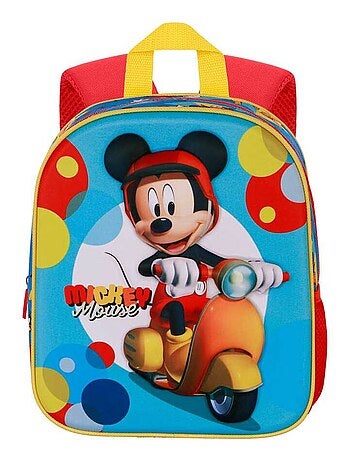 Sac à Dos 3D Elite - Disney Mickey Mouse Scooter - Bleu - Taille Unique