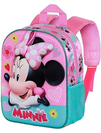 Sac à Dos 3D Elite - Disney Minnie Mouse Charm - Rose - Taille Unique