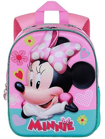 Sac à Dos 3D Elite - Disney Minnie Mouse Charm - Rose - Taille Unique