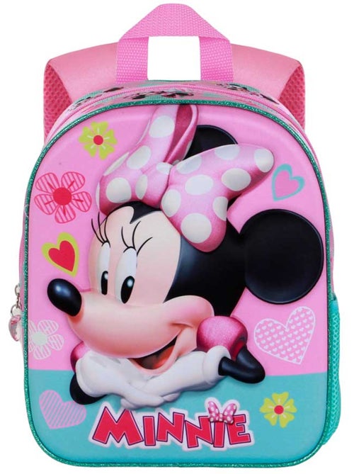 Sac à Dos 3D Elite - Disney Minnie Mouse Charm - Rose - Taille Unique - Kiabi