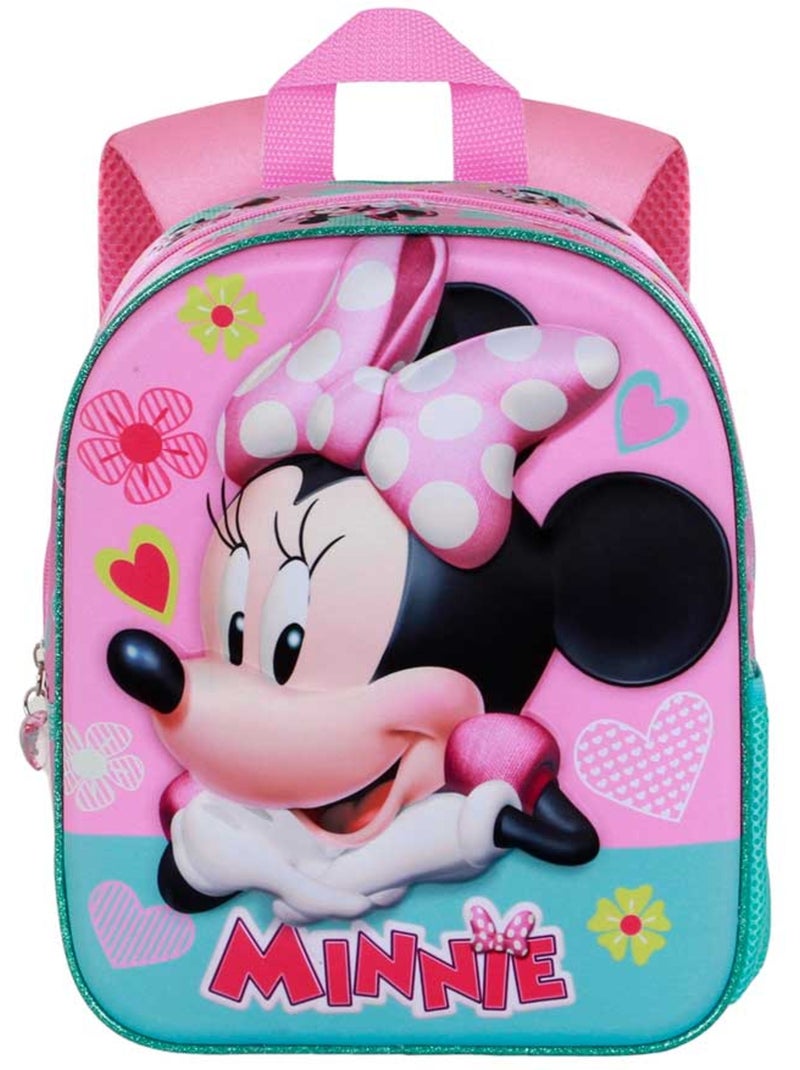 Sac à Dos 3D Elite - Disney Minnie Mouse Charm - Rose - Taille Unique Rose - Kiabi