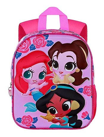 Sac à Dos 3D Elite - Disney Princesses Disney Flowers - Rose - Taille Unique
