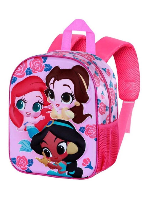 Sac à Dos 3D Elite - Disney Princesses Disney Flowers - Rose - Taille Unique - Kiabi